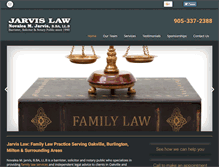 Tablet Screenshot of jarvisfamilylaw.net